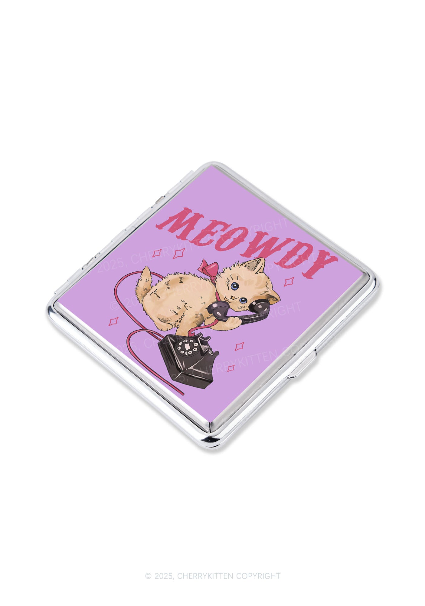 Meowdy Kitten Y2K Cigarette Case Cherrykitten