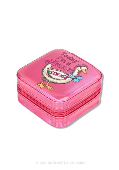 Serious Goose Y2K Portable Jewelry Box Cherrykitten