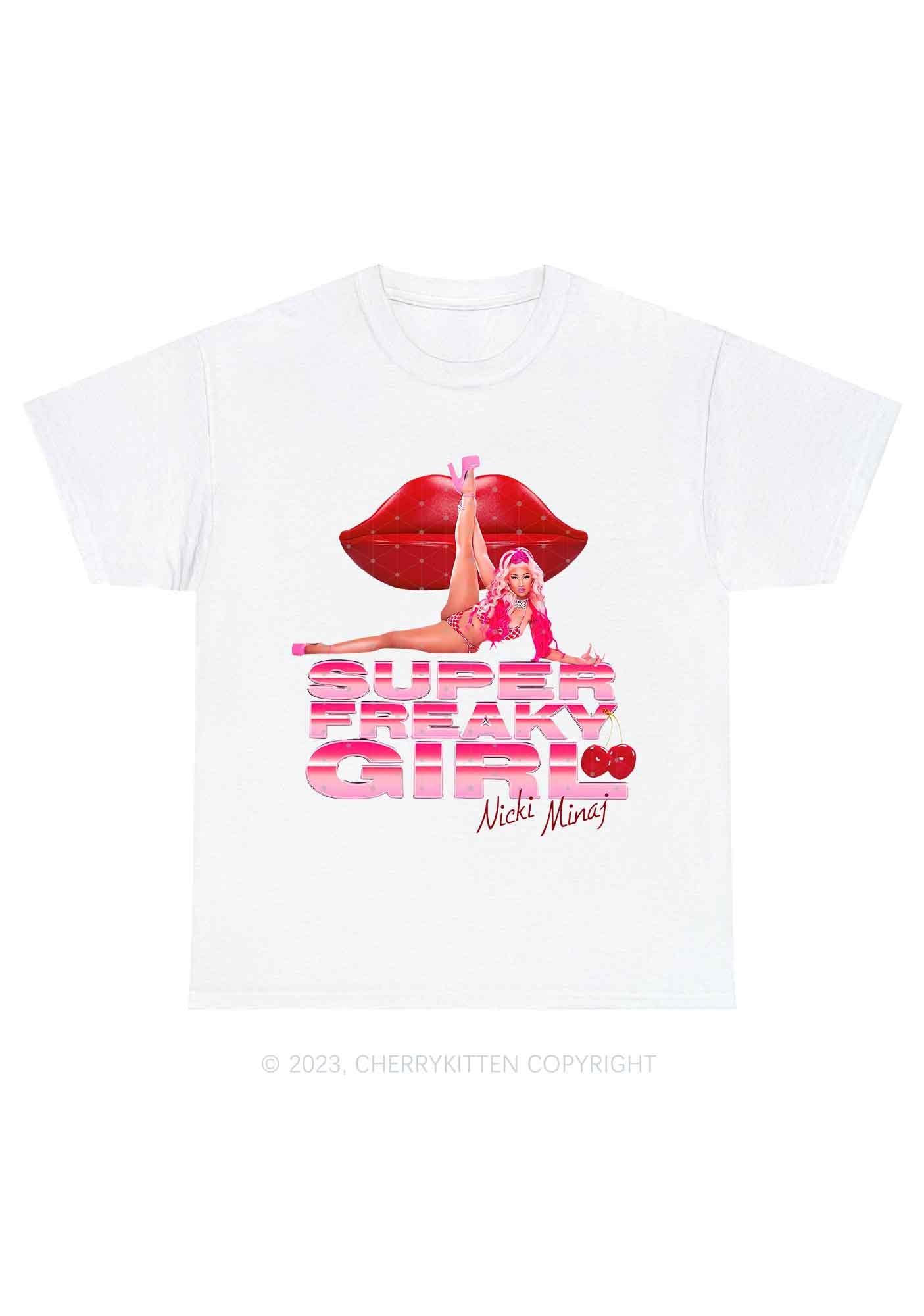 Super Freaky Girl Y2K Chunky Shirt Cherrykitten