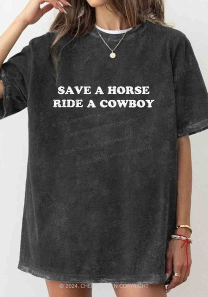 Save A Horse Y2K Washed Tee Cherrykitten