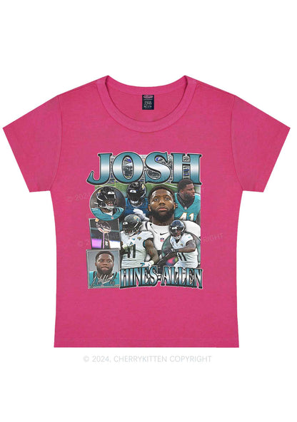 Green Josh Y2K Super Bowl Baby Tee Cherrykitten