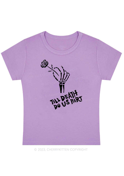 Till Death Do Us Part Halloween Baby Tee Cherrykitten