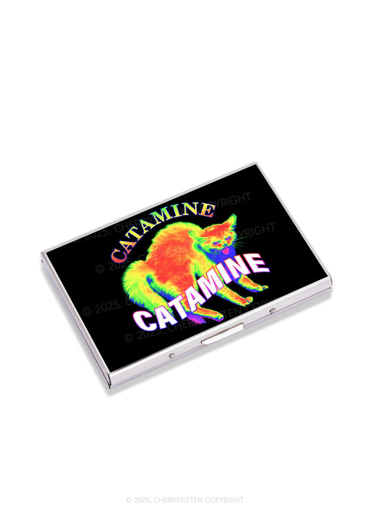 Thermal Cat Y2K Mirror Cigarette Case Cherrykitten