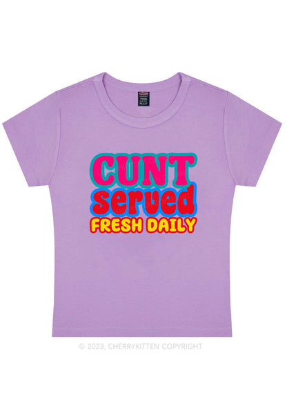 Curvy Cxnt Served Y2K Baby Tee Cherrykitten