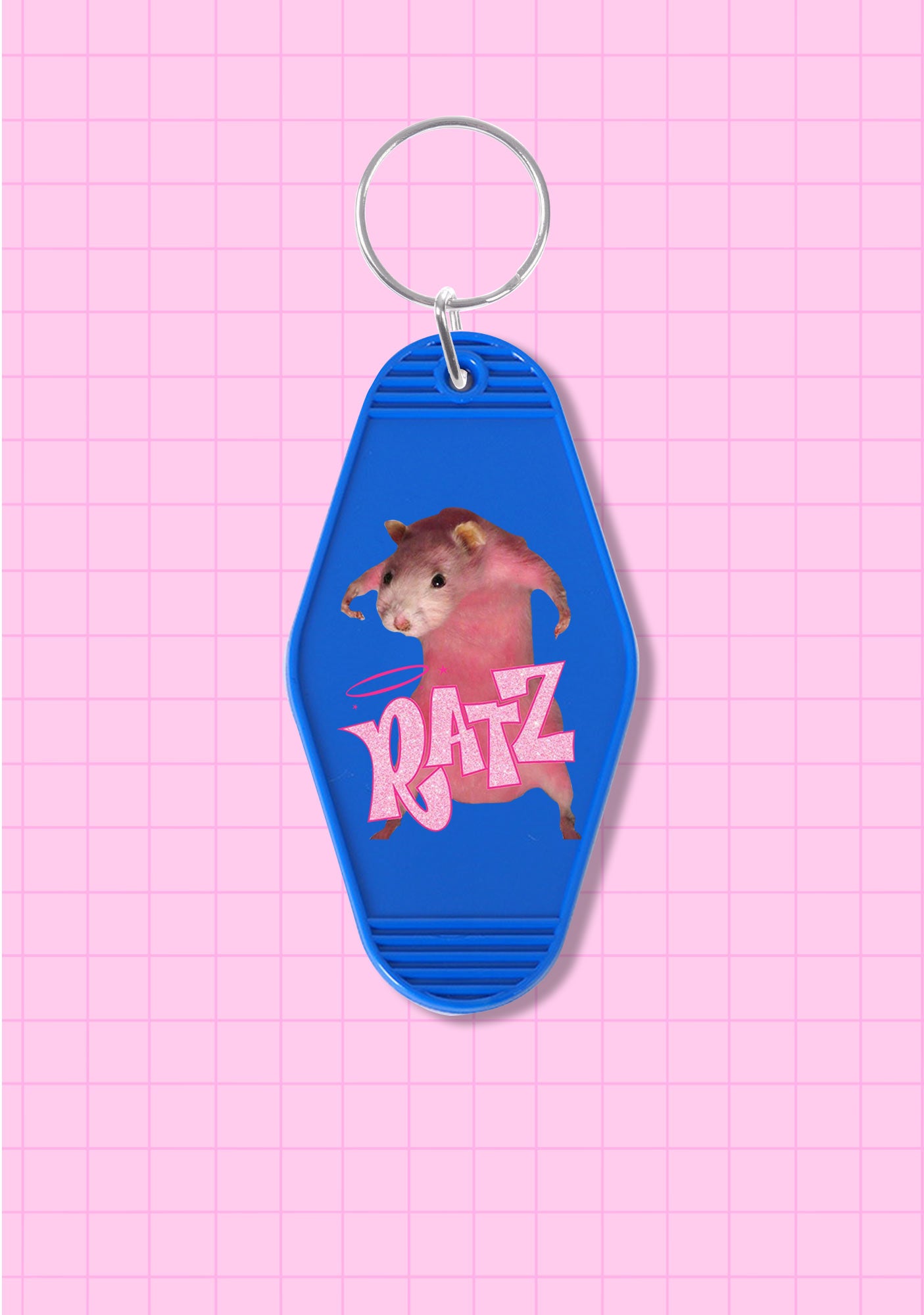 Pink Ratz 1Pc Y2K Rhombus Keychain Cherrykitten