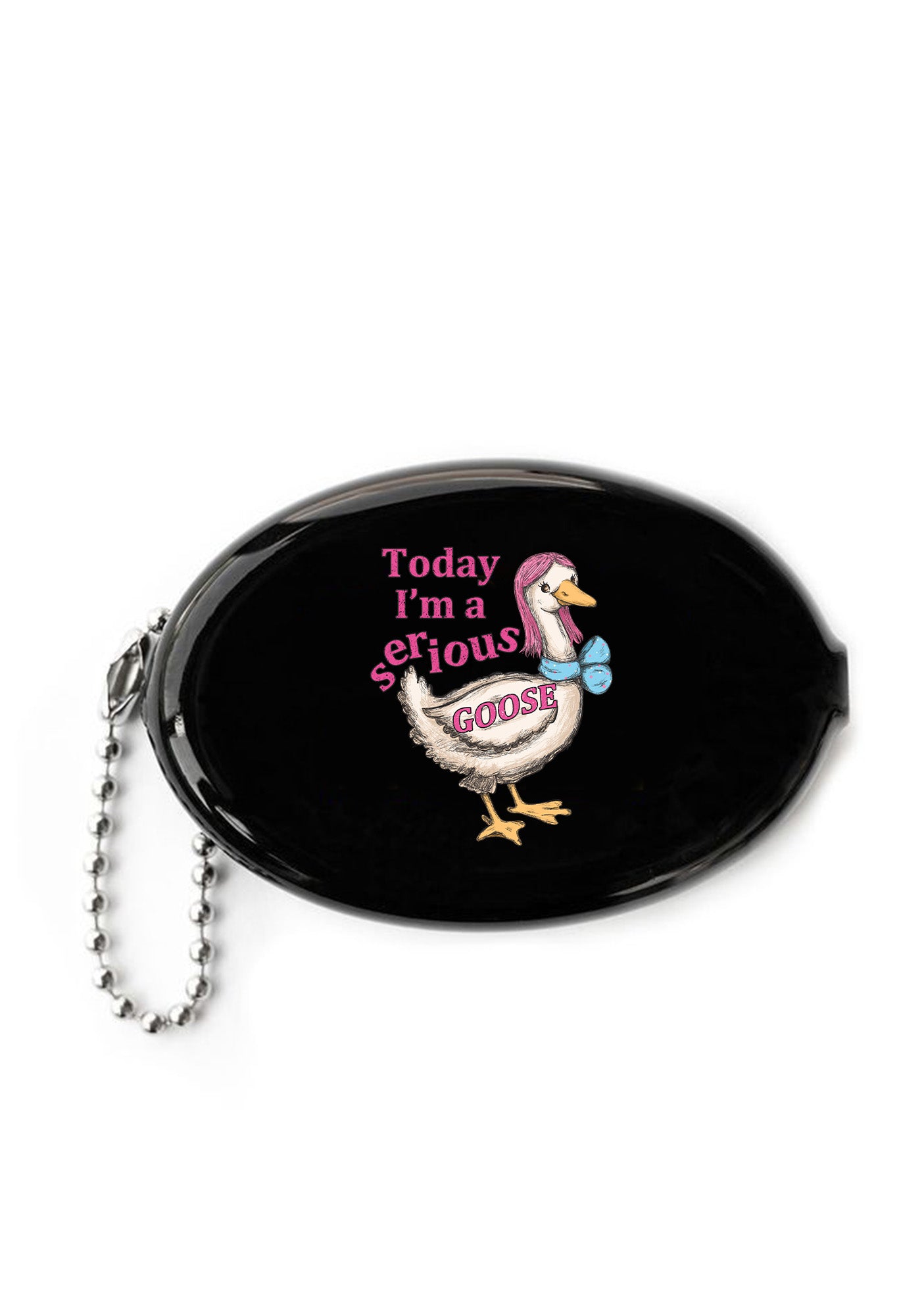 Serious Goose Y2K Oval Mini Coin Pouch Cherrykitten