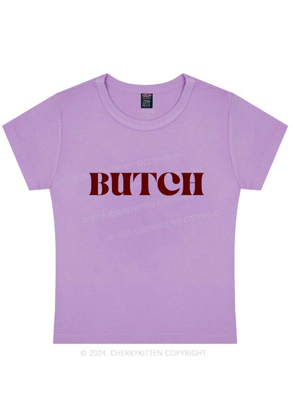 Curvy Butch Y2K Baby Tee Cherrykitten