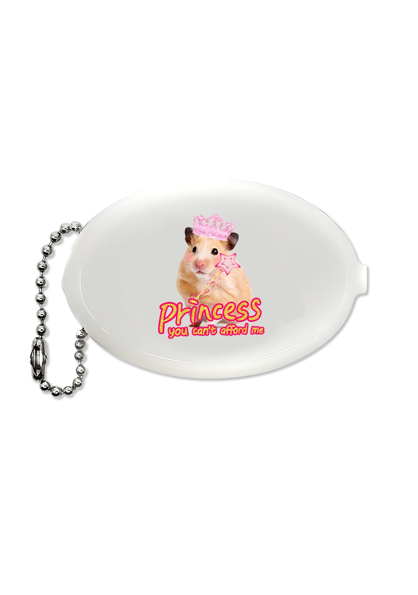 Princess You Can't Afford Me Y2K Oval Mini Coin Pouch Cherrykitten