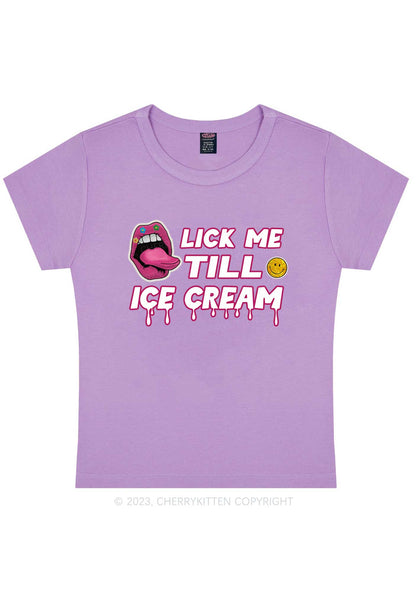 Lick Me Y2K Baby Tee Cherrykitten