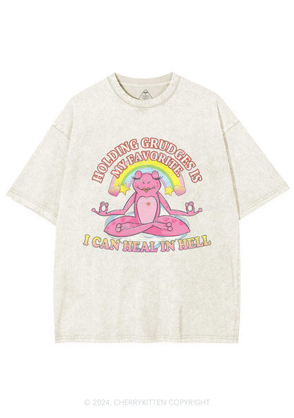 Holding Grudges Y2K Washed Tee Cherrykitten