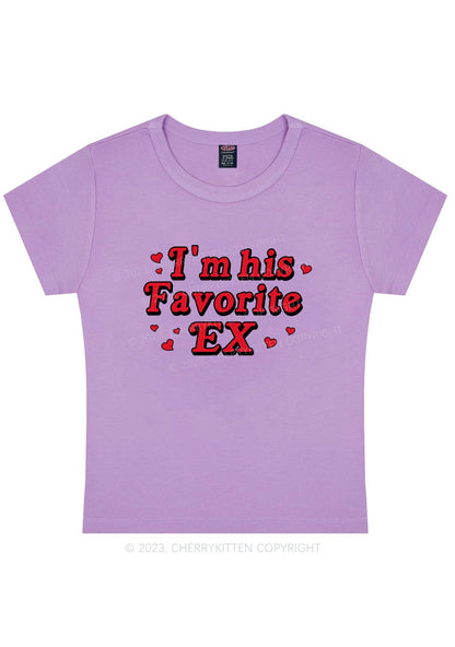 Favorite Ex Y2K Baby Tee Cherrykitten