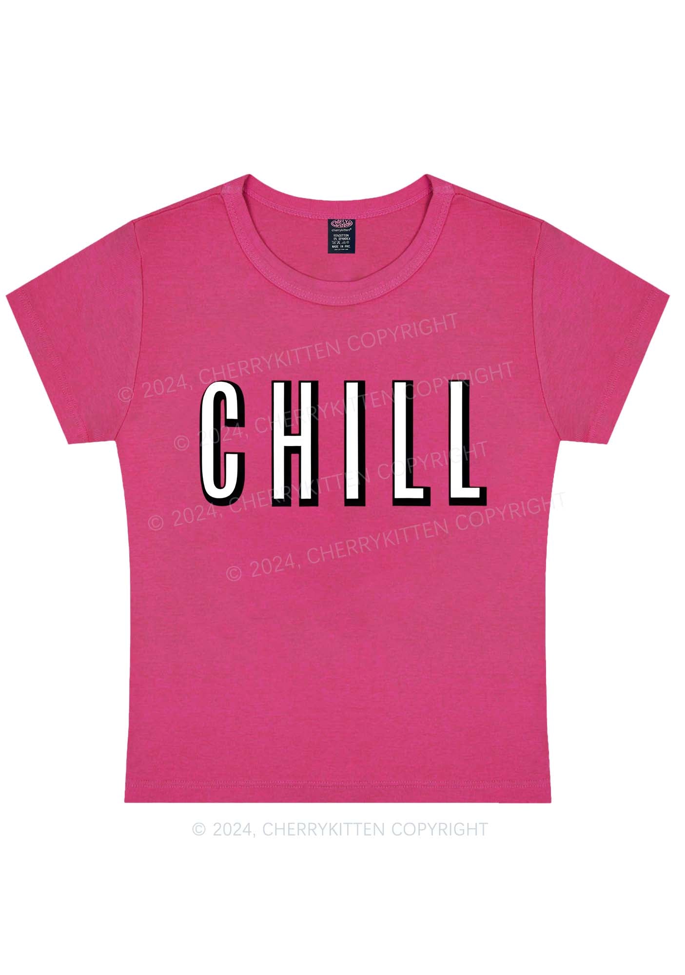 Big Chill Y2K Valentine's Day Baby Tee Cherrykitten