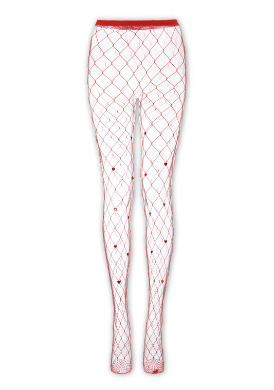 Halloween Red Heart Diamond Y2K Stockings Cherrykitten