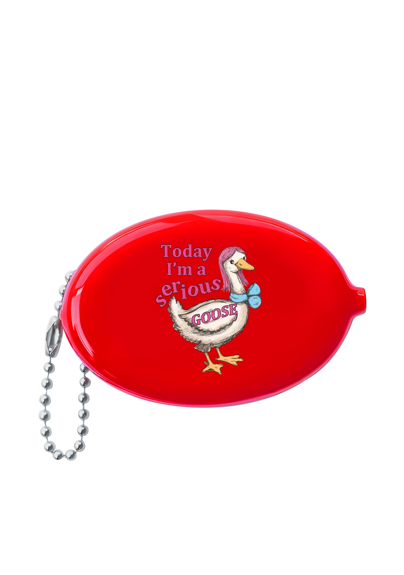 Serious Goose Y2K Oval Mini Coin Pouch Cherrykitten