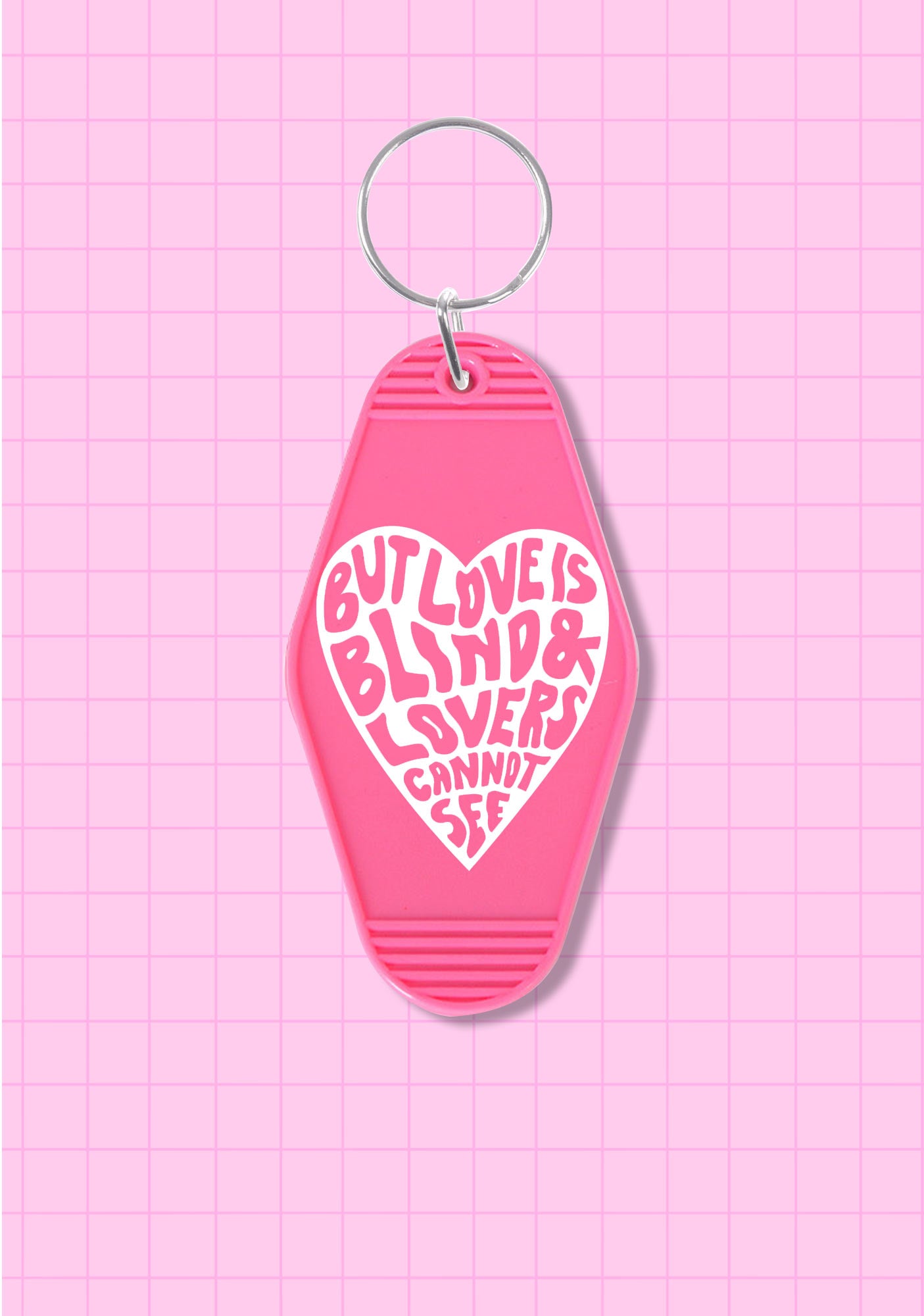 Love Is Blind 1Pc Y2K Rhombus Keychain Cherrykitten