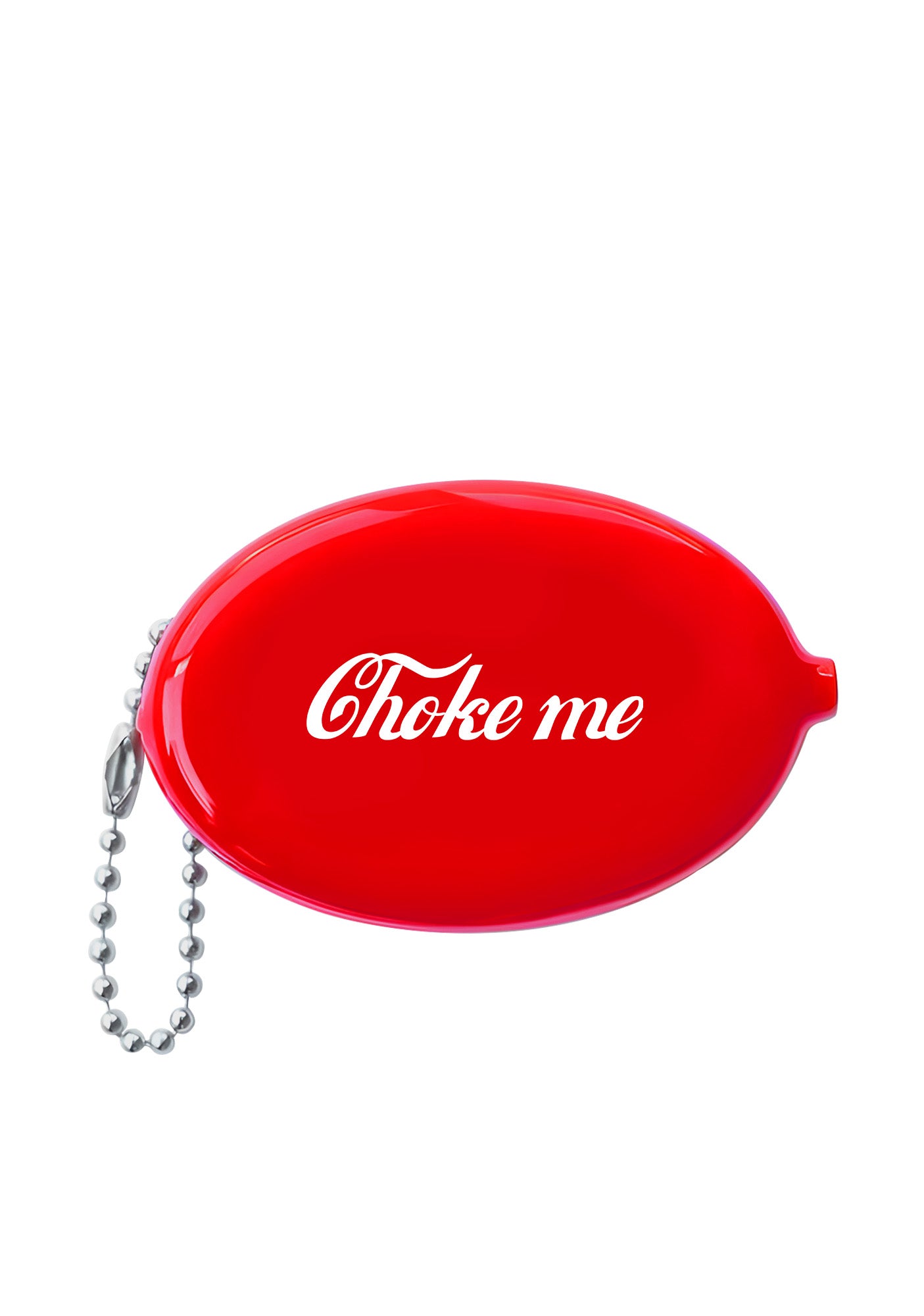 Choke Me Y2K Oval Mini Coin Pouch Cherrykitten