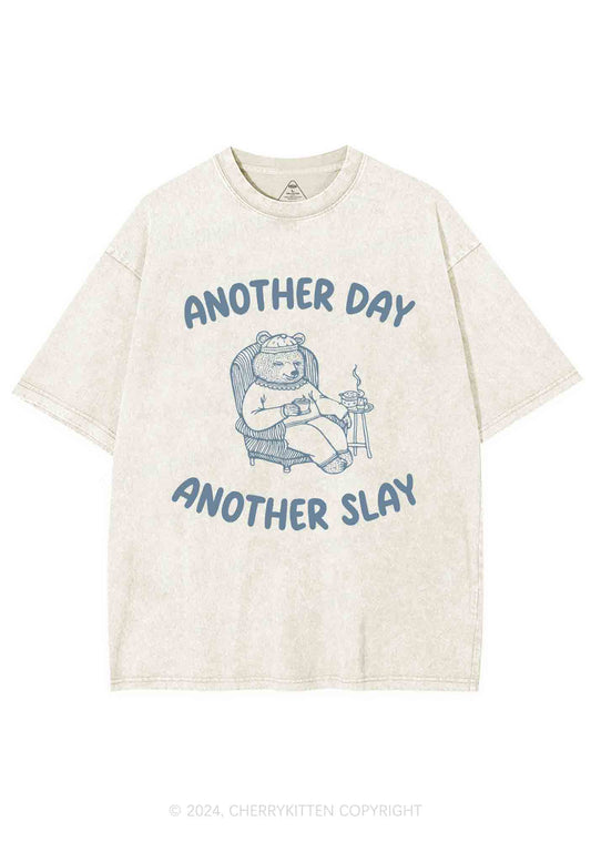 Another Slay Bear Y2K Washed Tee Cherrykitten