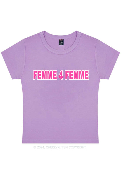 Femme For Femme Y2K Baby Tee Cherrykitten