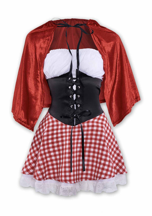 Halloween Little Red Riding Hood Y2K Cosplay Costume