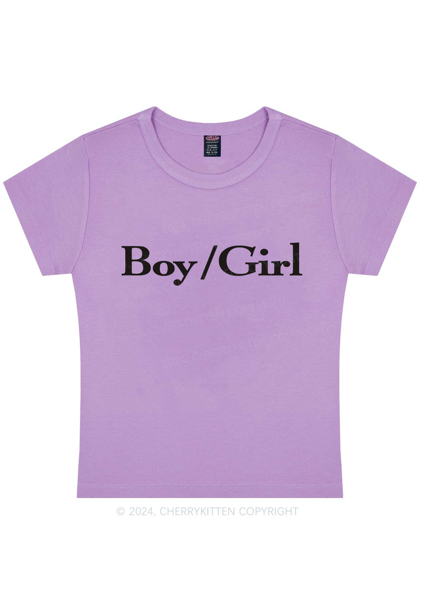 Boy Or Girl Y2K Baby Tee Cherrykitten