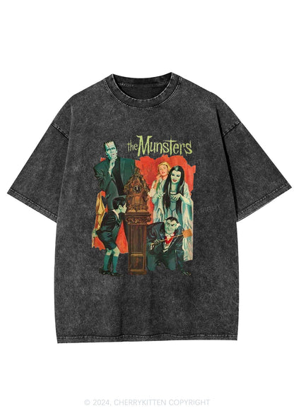 Halloween The Munsters Y2K Washed Tee Cherrykitten