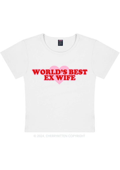 Best Ex Wife Y2K Baby Tee Cherrykitten