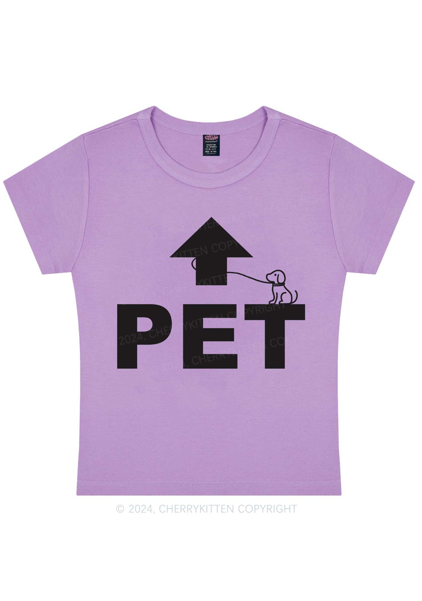 Pet Dog Y2K Baby Tee Cherrykitten