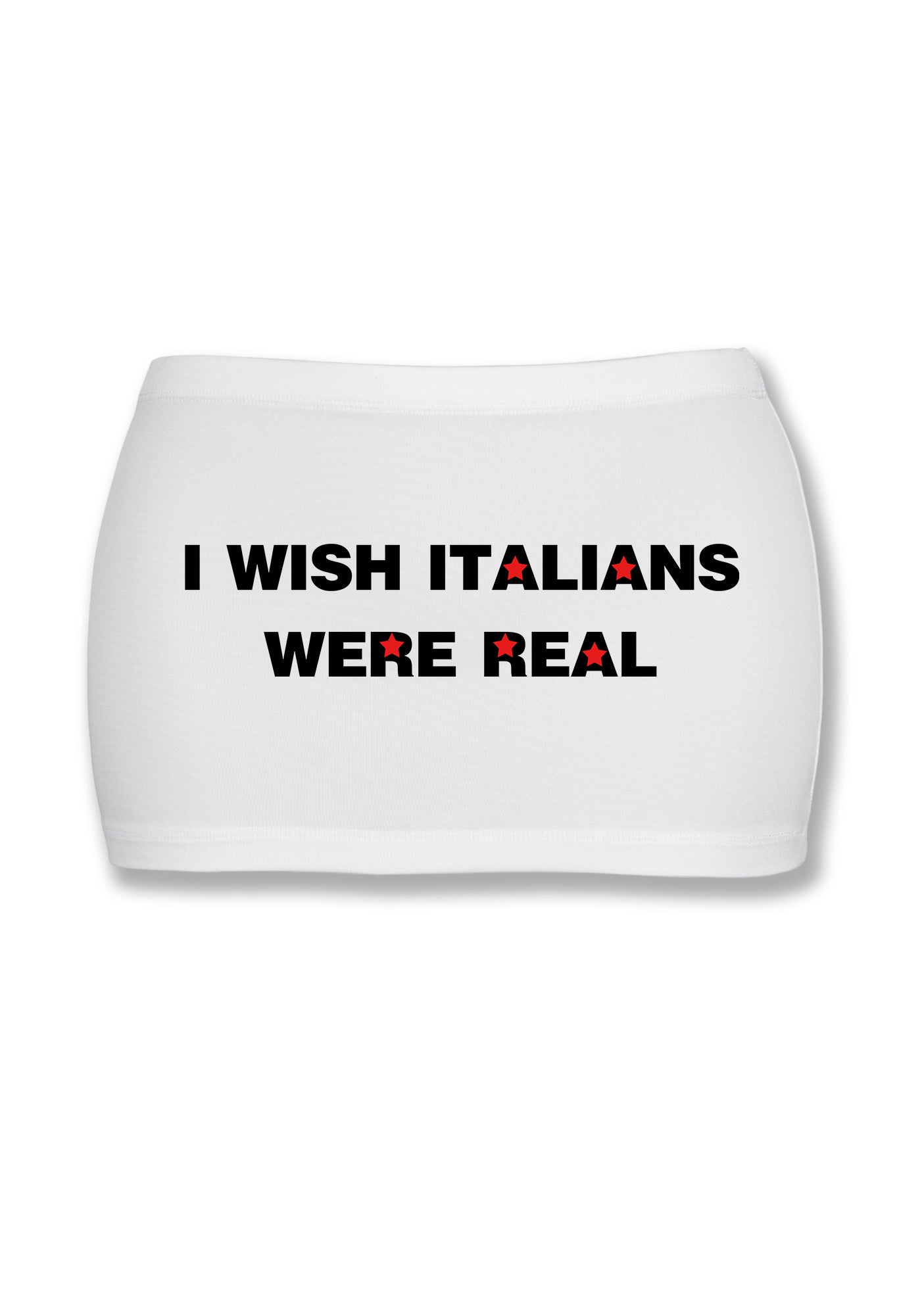 I Wish Italians Were Real Y2K Mini Hip Skirt Cherrykitten