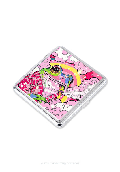 Smoking Frog Y2K Cigarette Case Cherrykitten