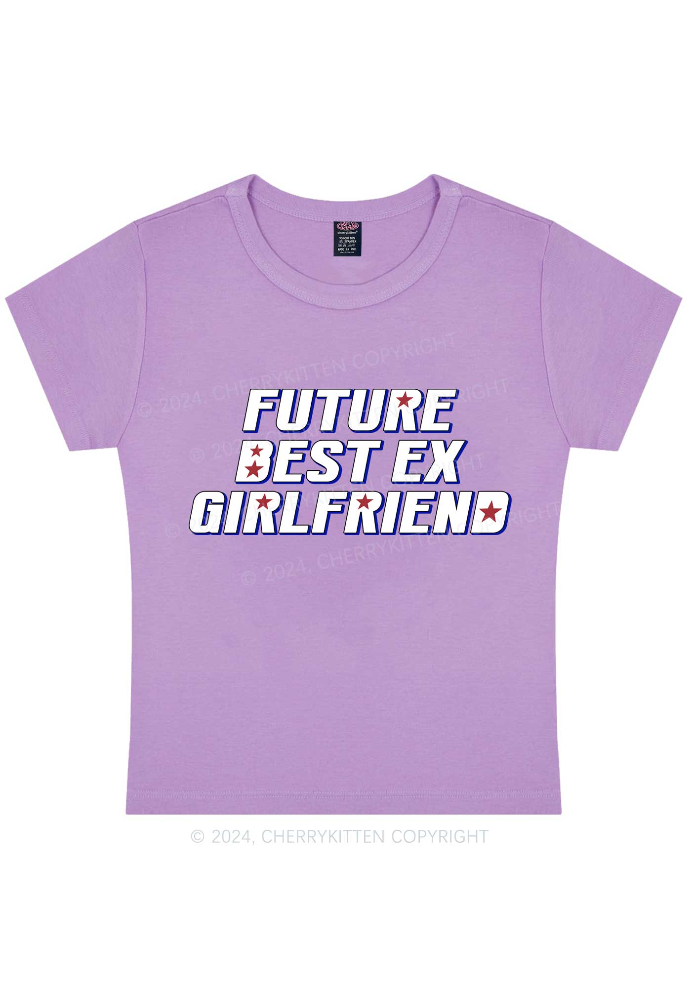 Future Best Ex GF Y2K Baby Tee Cherrykitten