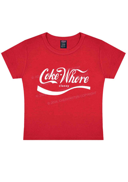 Coke Hore Y2K Baby Tee Cherrykitten