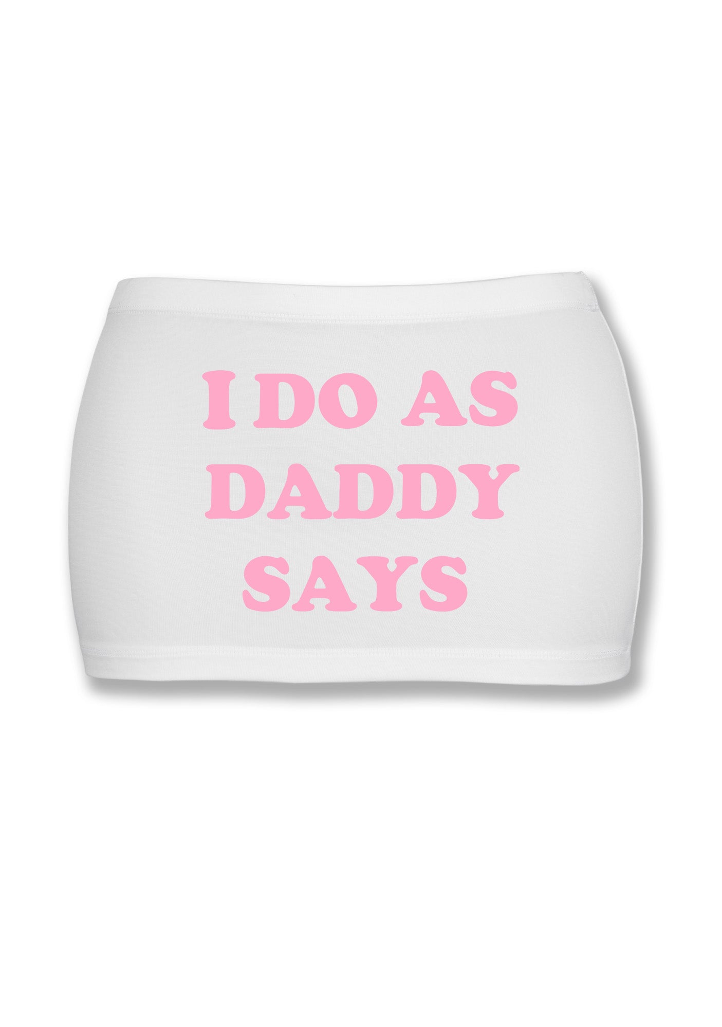 I Do As Daddy Says Y2K Mini Hip Skirt Cherrykitten