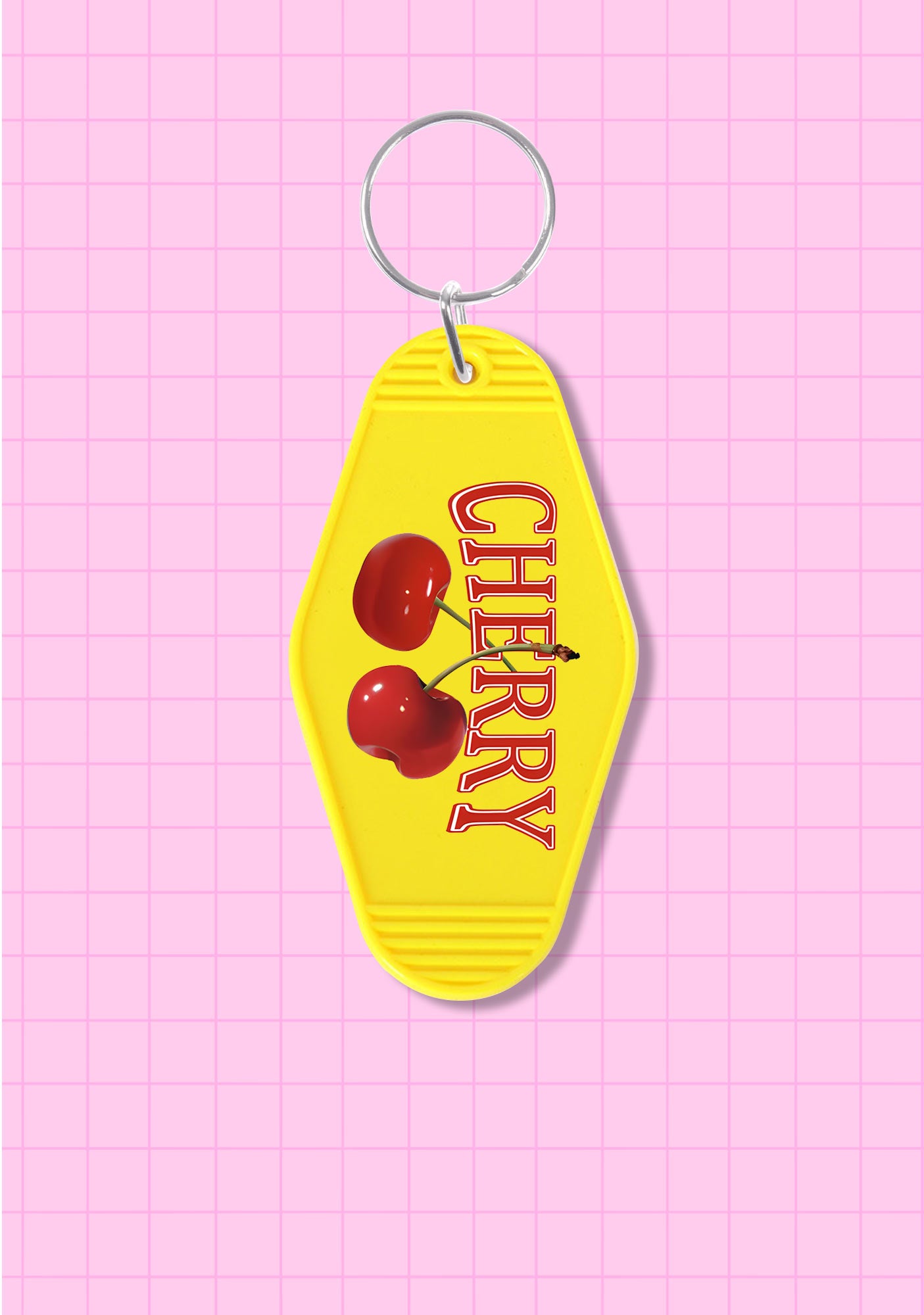 Red Cherry 1Pc Y2K Rhombus Keychain Cherrykitten