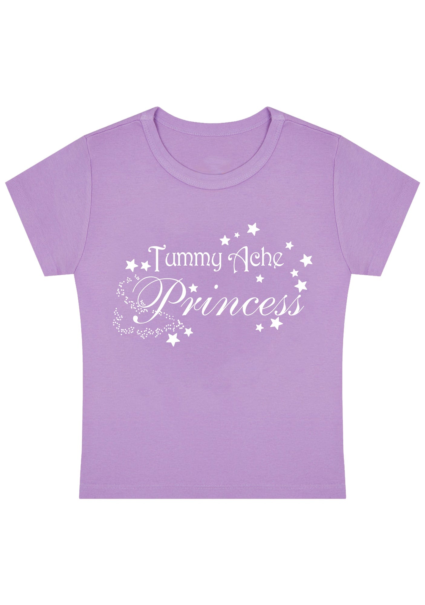 Curvy Tummy Ache Princess Baby Tee