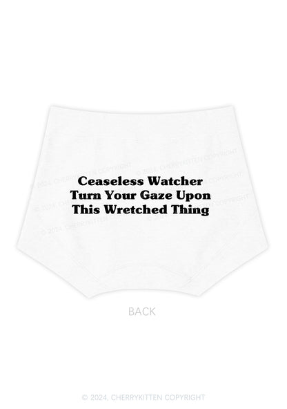 Ceaseless Watcher Y2K Mid Rise Waist Boyshort Cherrykitten