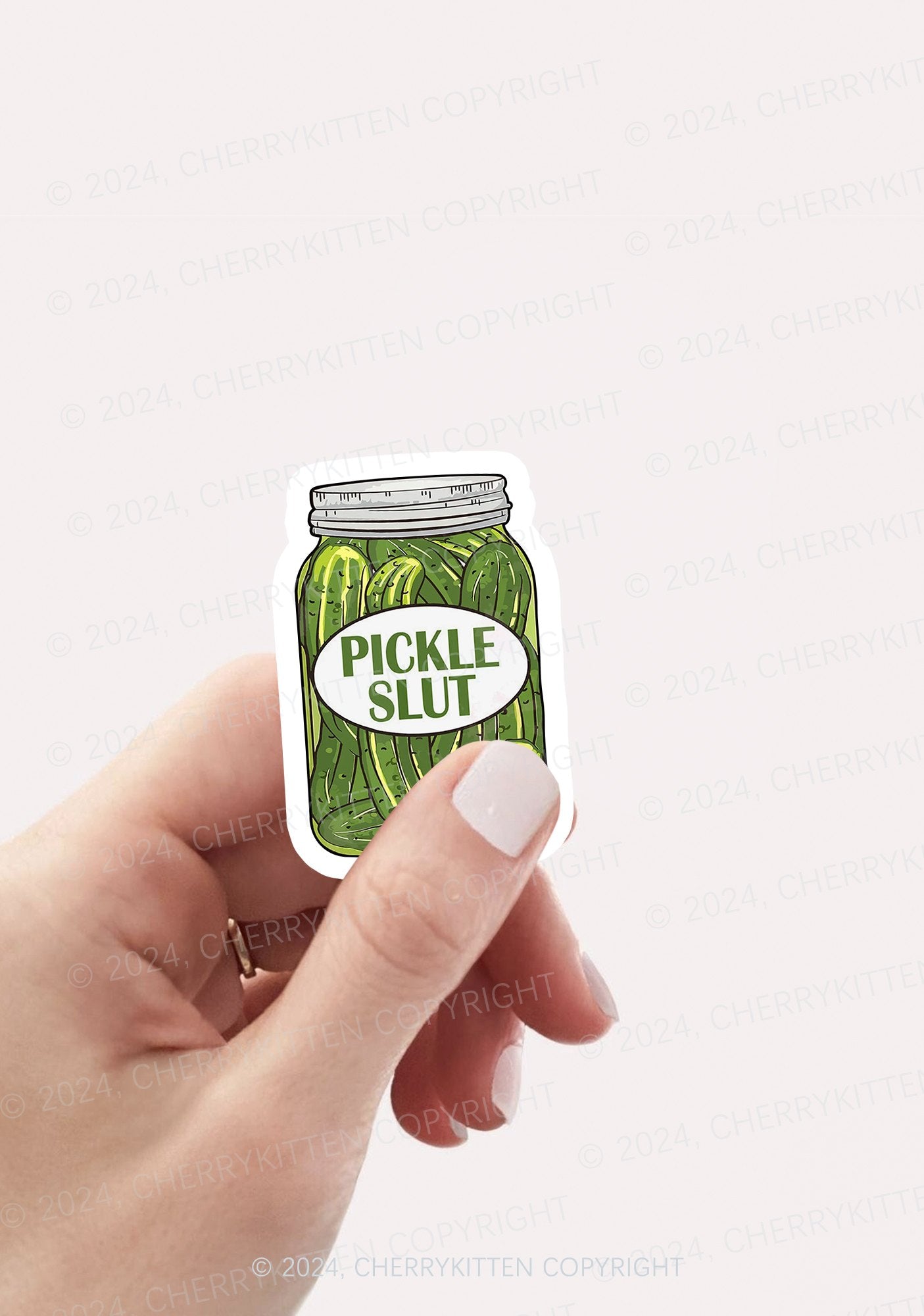 Pickle Slxt 1Pc Y2K Sticker Cherrykitten