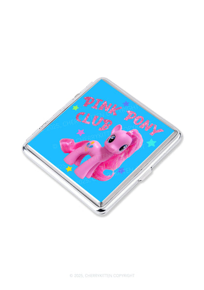 Pink Pony Y2K Cigarette Case Cherrykitten