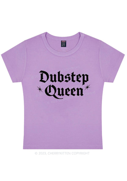 Curvy Dubstep Queen Y2K Baby Tee Cherrykitten