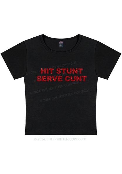 Hit Stunt Y2K Baby Tee Cherrykitten