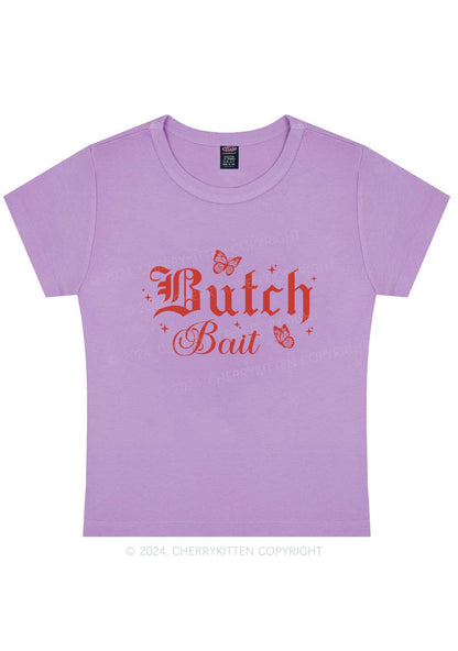 Butch Bait Y2K Baby Tee Cherrykitten