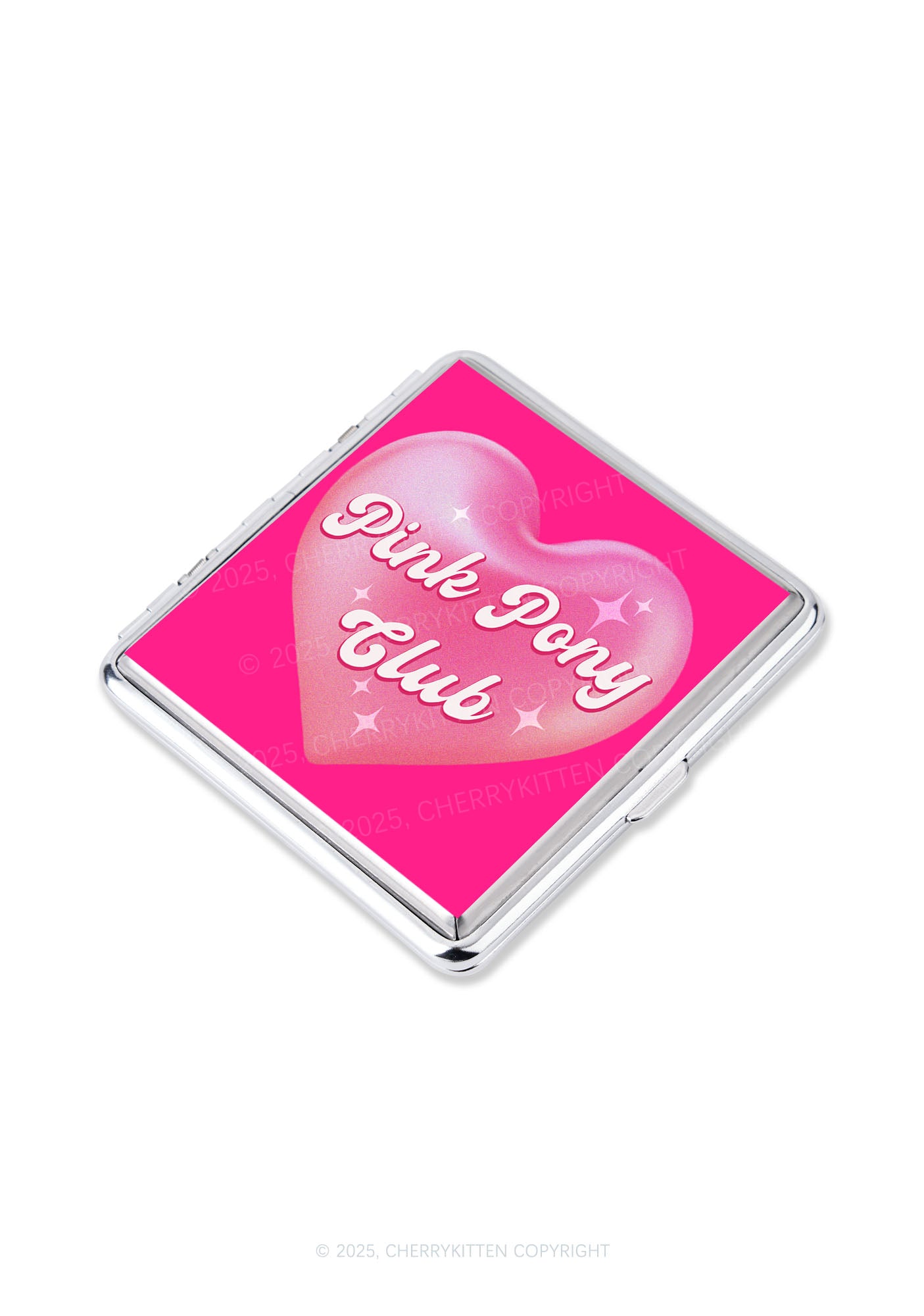 Pink Heart Pony Club Y2K Cigarette Case Cherrykitten