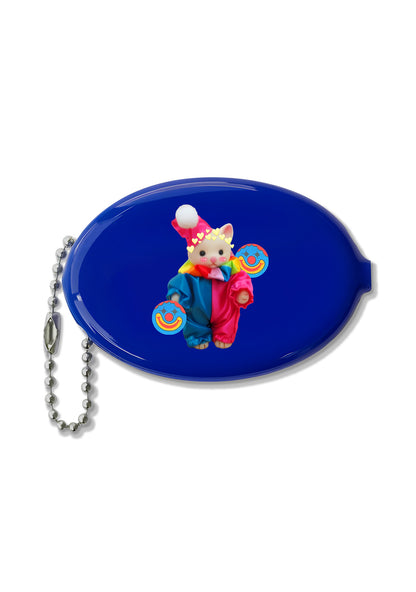 Chat Clown Y2K Oval Mini Coin Pouch Cherrykitten