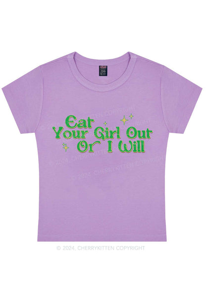 I Will Eat Your Girl Y2K Baby Tee Cherrykitten