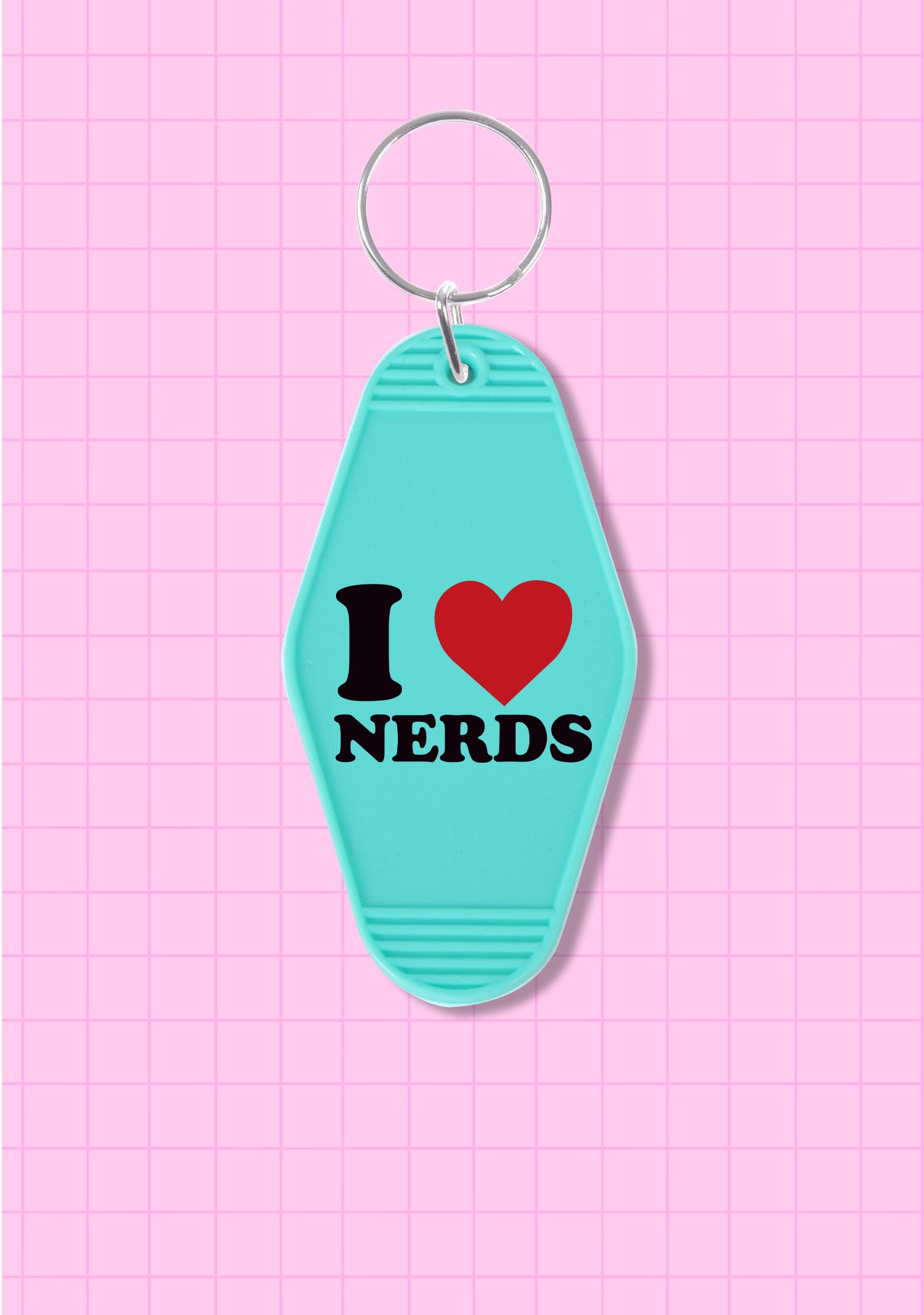 I Love Nerds 1Pc Y2K Rhombus Keychain Cherrykitten