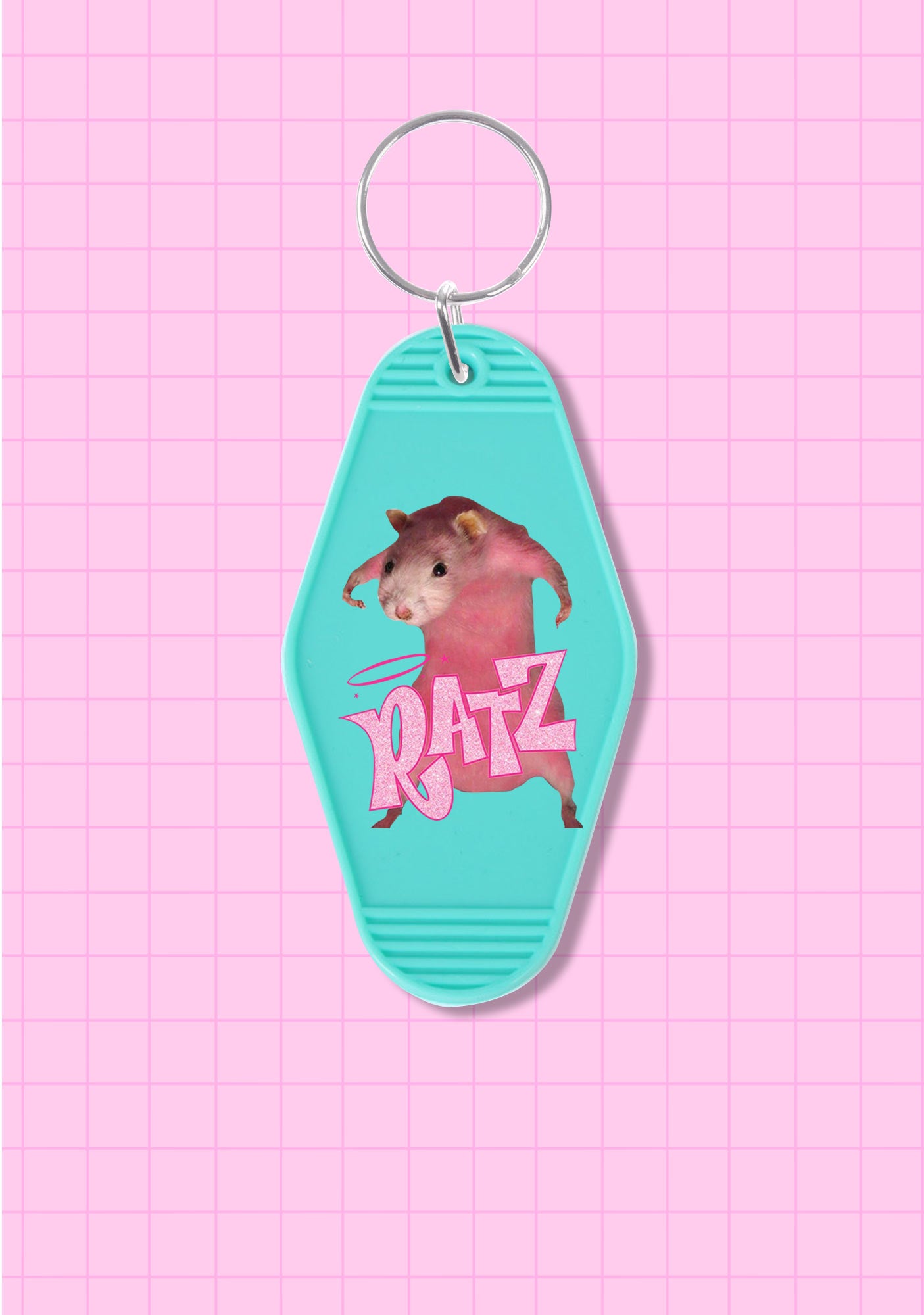 Pink Ratz 1Pc Y2K Hotel Keychain Cherrykitten