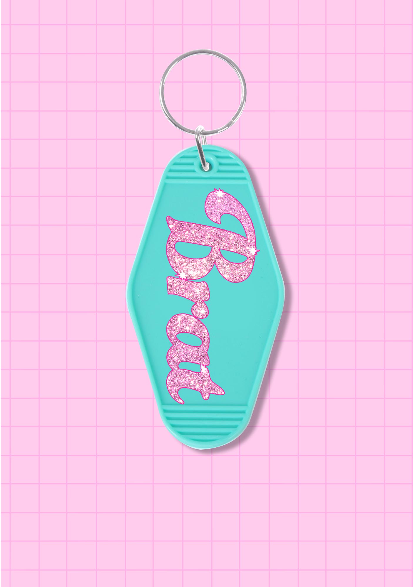 Glitter Brat 1Pc Y2K Rhombus Keychain Cherrykitten