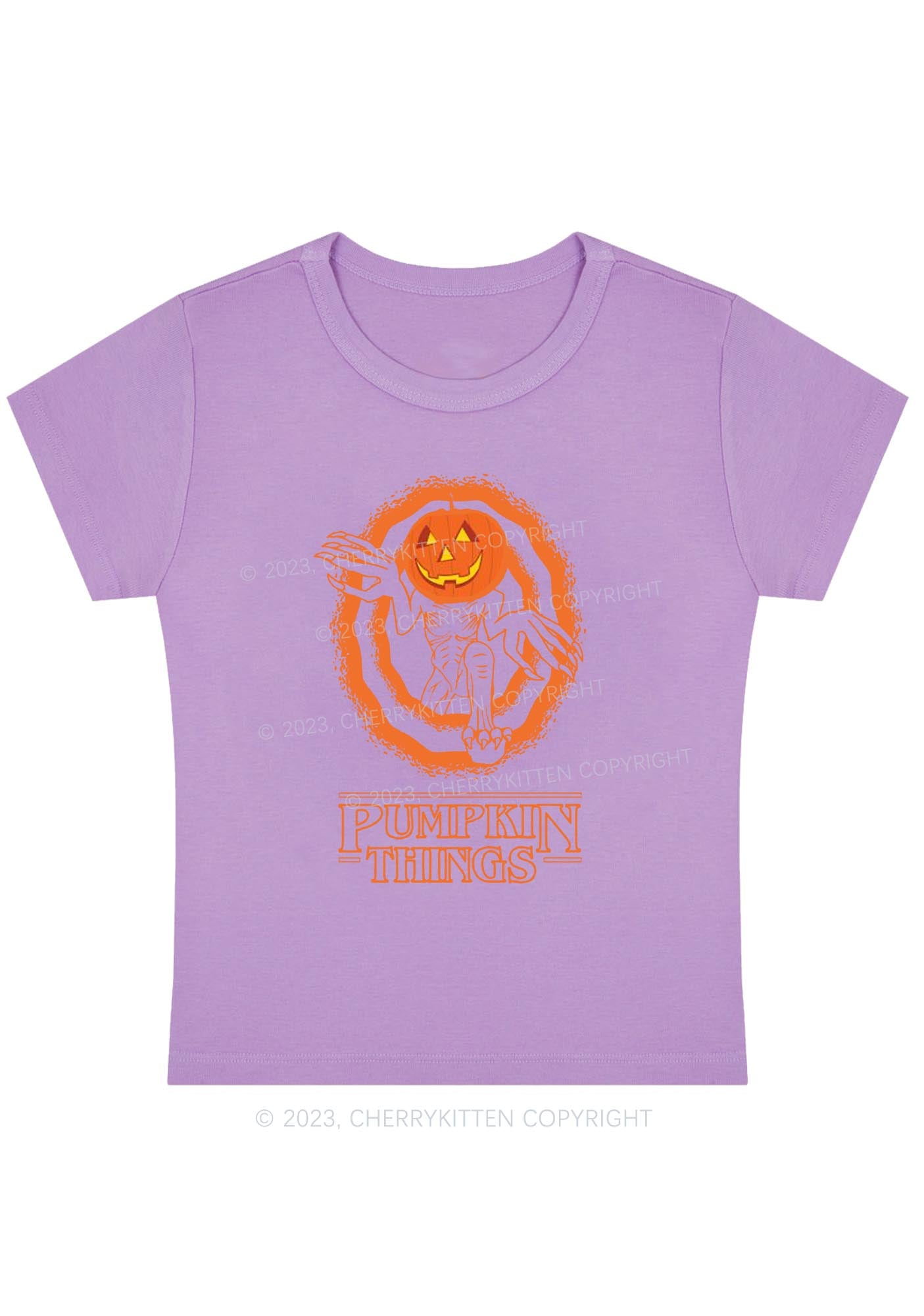 Pumpkin Things Halloween Baby Tee Cherrykitten