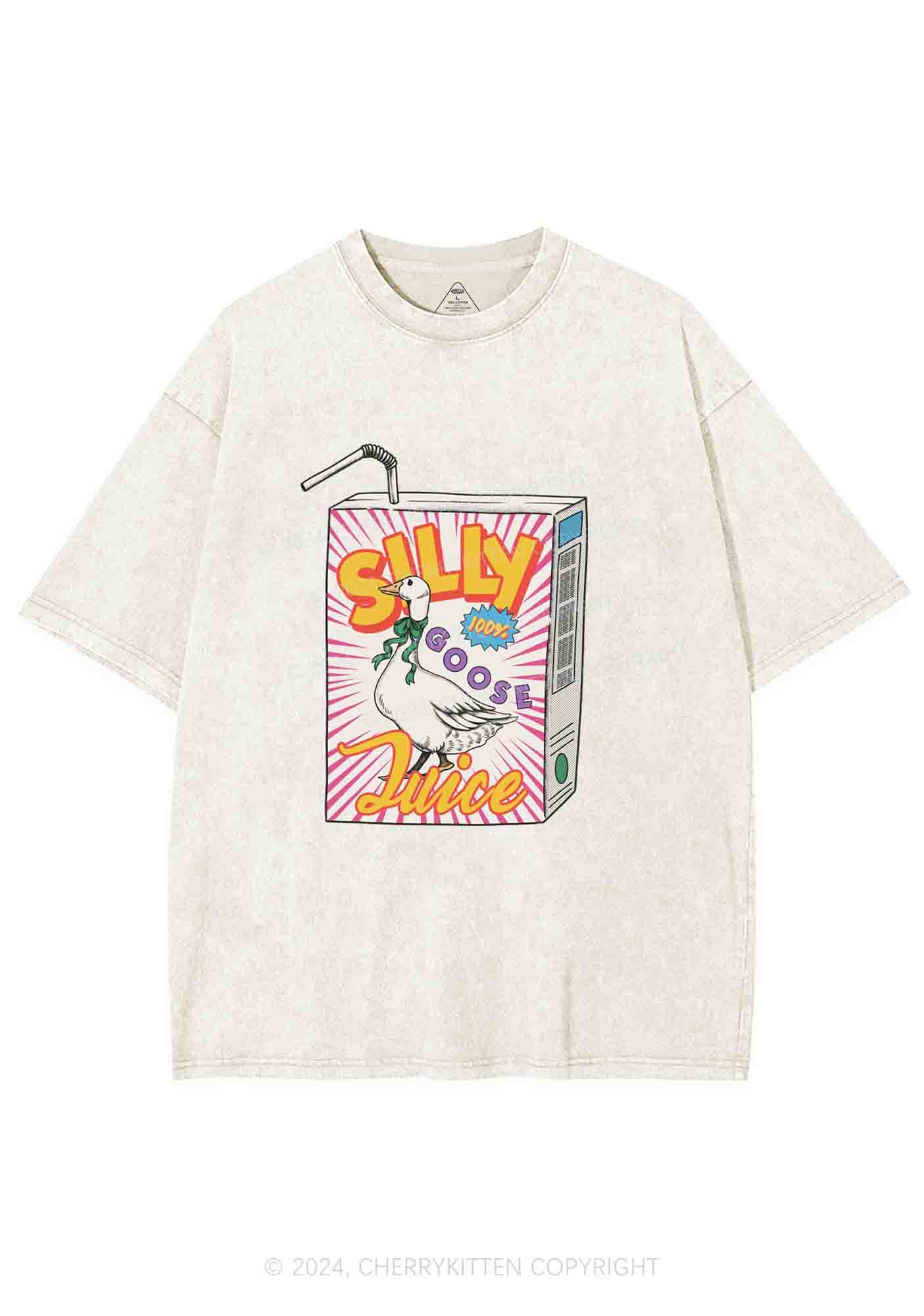 Silly Goose Juice Y2K Washed Tee Cherrykitten