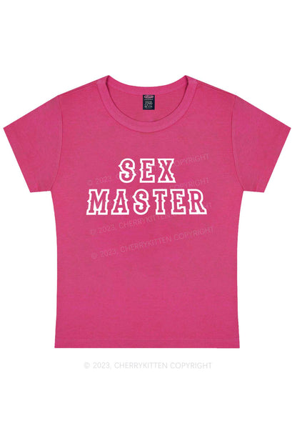 Curvy Sx Master Y2K Baby Tee Cherrykitten