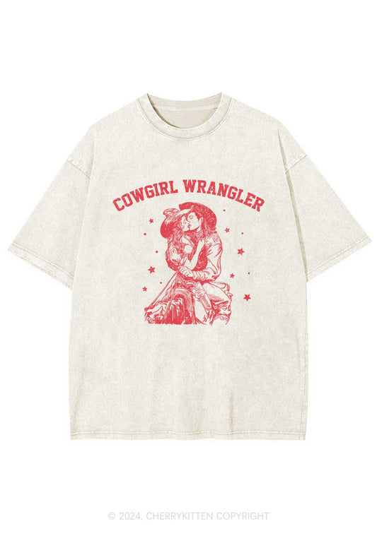 Cowgirl Wrangler Y2K Washed Tee Cherrykitten